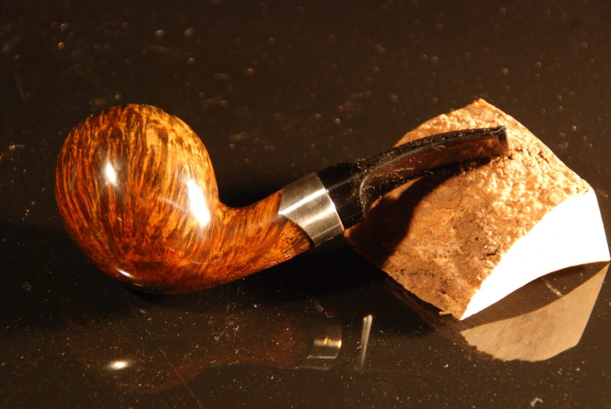 "Bent Apple" con ghiera in argento - immagine 2